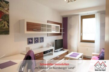 All inclusive Wohnen! Modern möbliertes 2,5-Zimmer-Balkon-Apartment in Nürnberg zur Miete (3. OG), 90478 Nürnberg, Wohnung