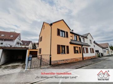 TOP Doppelhaushälfte mit kleinem Garten und Garage im Herzen von Röthenbach, 90552 Röthenbach, Haus